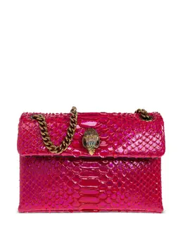 Сумка-тоут Medium Kensington с отделкой под змеиную кожу Kurt Geiger London, розовый 31704784 | розовый