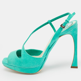 Dior: Зелёные сандалии 