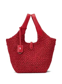 Сумка-тоут Play Cord в технике кроше Polo Ralph Lauren, красный 29055966 | красный