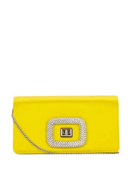 Мини-сумка через плечо Viv' Choc, украшенная кристаллами Roger Vivier, желтый 30639020 | желтый