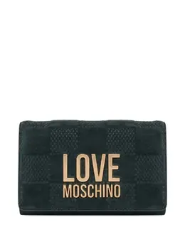 Стеганая сумка с цепочкой Love Moschino, зеленый 31028155 | зеленый