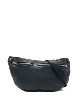 Кожаная поясная сумка Guidi, синий 31643628 | синий