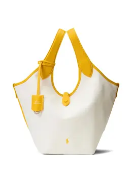 Сумка-тоут из канваса Polo Ralph Lauren, белый 31676031 | белый