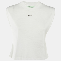 Off-White: Белая футболка 