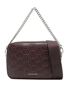 Сумка на плечо с цепочным ремнем и декоративной табличкой с логотипом Michael Kors, красный 31937702 | красный