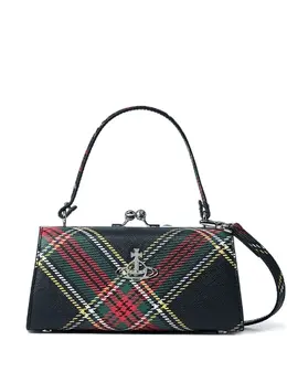 Vivienne Westwood XL Doll plaid tote bag 32047416
