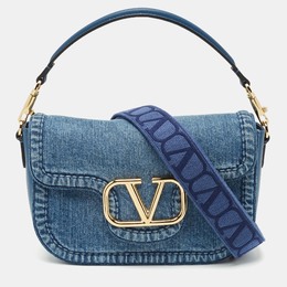 Valentino: Голубая сумка  VLogo