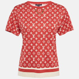 Louis Vuitton: Красная футболка 