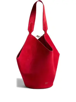 Сумка-тоут из кожи с открытым верхом Khaite, красный 32170898 | красный