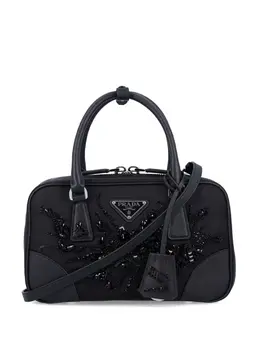 Prada embroidered detailing mini bag 26554703
