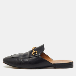 Gucci: Чёрные сабо  Princetown