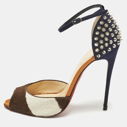 Christian Louboutin: Синие сандалии 