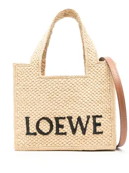 Сумка-тоут Loewe Font размера мини, нейтральный 23742210 | нейтральные цвета