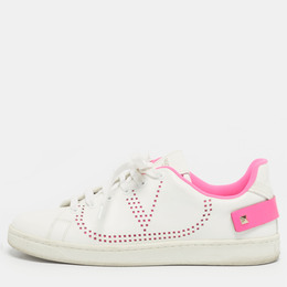 Valentino: Белые кроссовки  VLogo