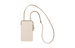 Hermes Сумка для телефона из телячьей кожи Epsom женская 10 Craie Milkshake White h084162ck10