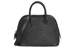 Hermes Кожаная дорожная сумка для боулинга мини унисекс черный h073444ck89