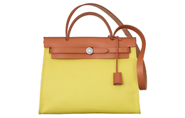Hermes Сумка через плечо из кожи и холста h072069ckab