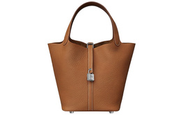 Hermes Сумка Пикотин Лок из кожи Таурильон Клеманс h060991ck37