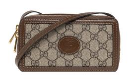 Gucci Сумка-шоппер из кожи с коробкой через плечо унисекс мини 671674-92tcg-8563