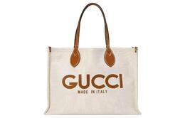 Gucci Хлопковая льняная сумка-шоппер 772176-facul-8451