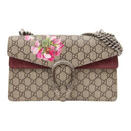 Gucci Сумка кросс-боди DionysisGG Blooms с кожаной цепью 400249-ku23n-8693