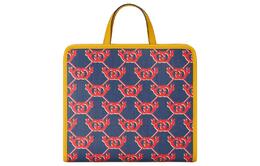 Gucci Холщовая сумка-шоппер детская сине-желтая 605614-fabbs-4075