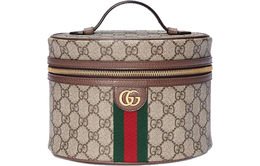 Gucci Сумка Ophidia из холста с кожаными вставками женская коричневая 611001-96iwg-8745