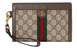 Gucci Сумка на запястье Ophidia из холста с кожаным клатчем 699769-96iwg-8745