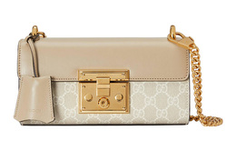 Gucci Сумка кроссбоди с кожаной отделкой и замком 735103-fablh-9897