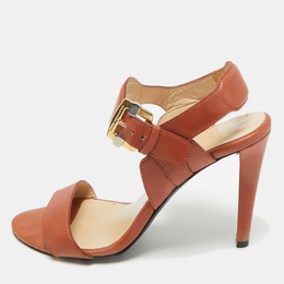 Balenciaga: Коричневые сандалии 