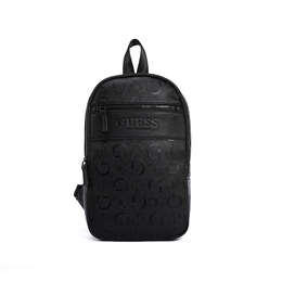 Guess Синтетическая кожаная сумка-кошелек мужская черная, Black gsbld882993bla | black