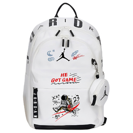 Jordan Полиэстеровый рюкзак обычный унисекс белый, Slam Dunk Astronaut jd2513158ad-003(team378-xl p4) | slam dunk astronaut