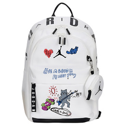 Jordan Полиэстеровый рюкзак обычный унисекс белый, Rock cats jd2513158ad-003(team378-xl p4) | rock cats