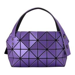 Issey Miyake Поливинилхлоридная смола женская сумка Бостон фиолетовая bb43-ag481-81
