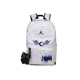 Jordan Большой унисекс рюкзак из полиэстера, Silver jd2133032gs-008(team352-泼墨a) | silver