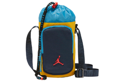 Jordan Хлопковая сумка для бутылки с водой через плечо унисекс синяя и желтая, Blue & Yellow dq7986-713 | blue & yellow