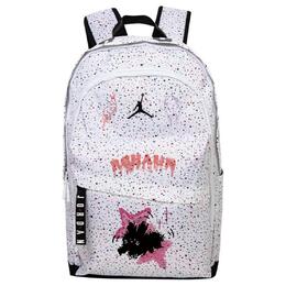 Jordan Большой унисекс рюкзак из полиэстера белого цвета, Stars Rabbit jd2133032gs-008（team378-可爱猫x1) | stars rabbit