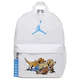 Jordan Полиэстеровый рюкзак унисекс синий и белый, Blue & White dv5304-400(team378-卡通 f2) | blue & white