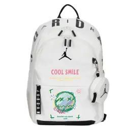 Jordan Полиэстеровый рюкзак обычный унисекс белый, Cool smile im4477-133(team378-ty x1) | cool smile