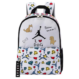 Jordan Полиэстеровый рюкзак женский белый, Puppy dz3755-100(team378-mao p4) | puppy