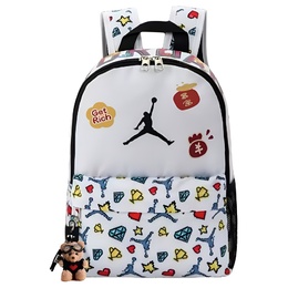 Jordan Полиэстеровый рюкзак женский белый, Rich Overnight dz3755-100(team378-mao p4) | rich overnight
