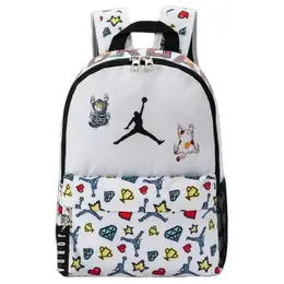 Jordan Полиэстеровый повседневный рюкзак малого размера женский белый, Climbing Cat dz3755-100(team378-淘气 f2) | climbing cat
