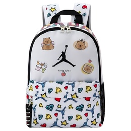 Jordan Полиэстеровый рюкзак женский белый, Capybare dz3755-100(team378-mao p4) | capybare
