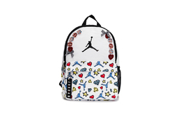 Jordan Полиэстеровый рюкзак ручной работы с декоративными пуговицами унисекс белый, Buttons Heart Knot (White) dz3755-100(team80-纽扣心结) | buttons heart knot (white)