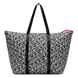 Lacoste Одноплечевая тканевая сумка, Black/Ivory nf4203vam10 | black/ivory