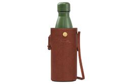 Longchamp Кожаная сумка для бутылки воды через плечо женская коричневая 34186hyz035