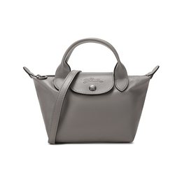 Longchamp Сумка Le Pliage Cuir из овчины в форме пельменя Мини женская наплечная через плечо сумка Streptopelia серый 1500757p55
