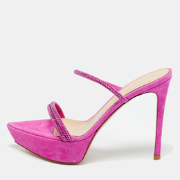 Gianvito Rossi: Розовые сандалии 