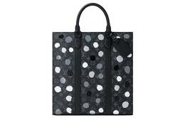 Louis Vuitton Сумка X Yayoi Kusama Sac Plat Monogram Eclipse Black/Silver m46404