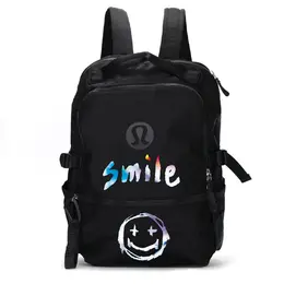 Lululemon Нейлоновый рюкзак унисекс черный, smile lu9b15s（team378-yinhua x1） | smile